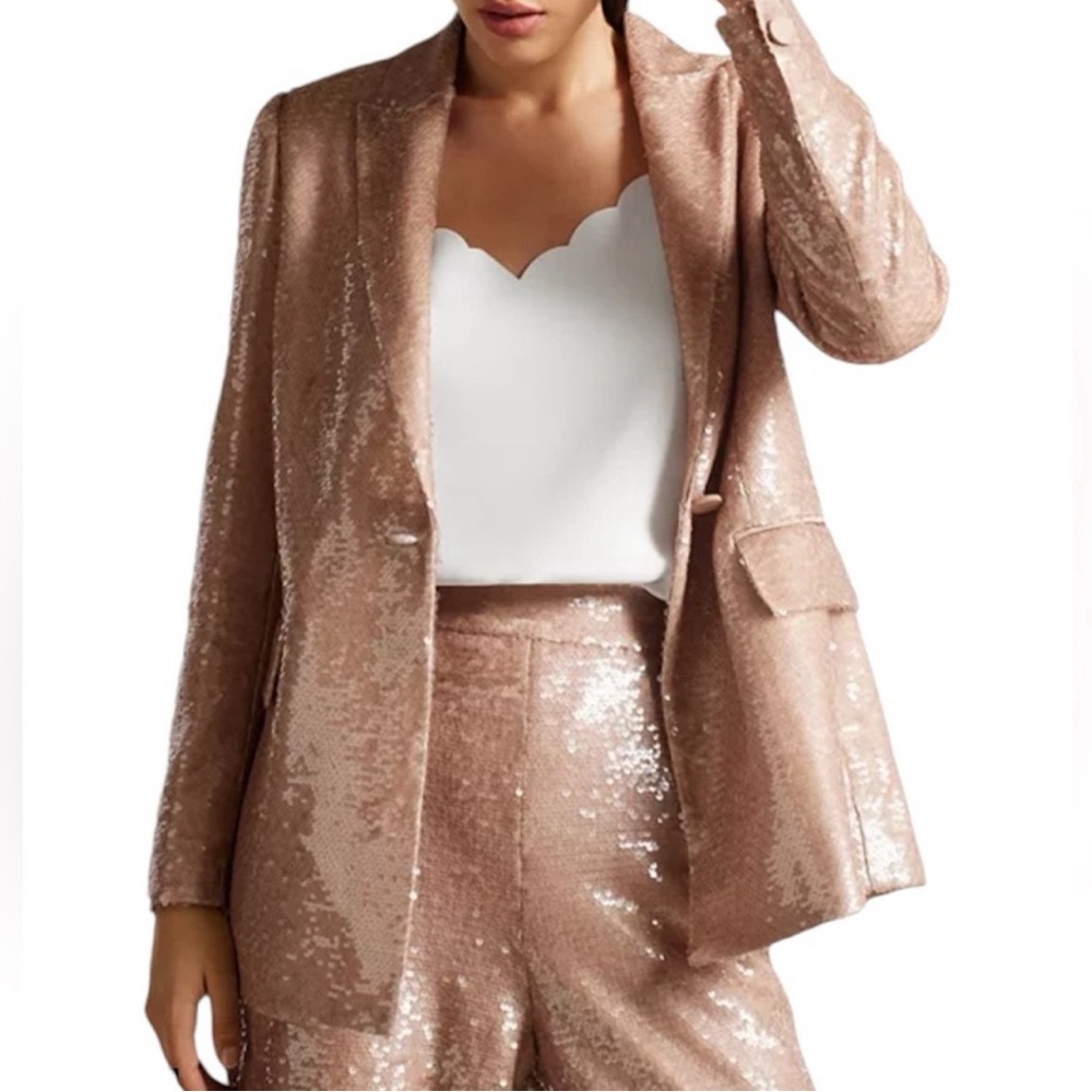 Ted Baker London Millei blush sequin blazer - Picture 5 of 13